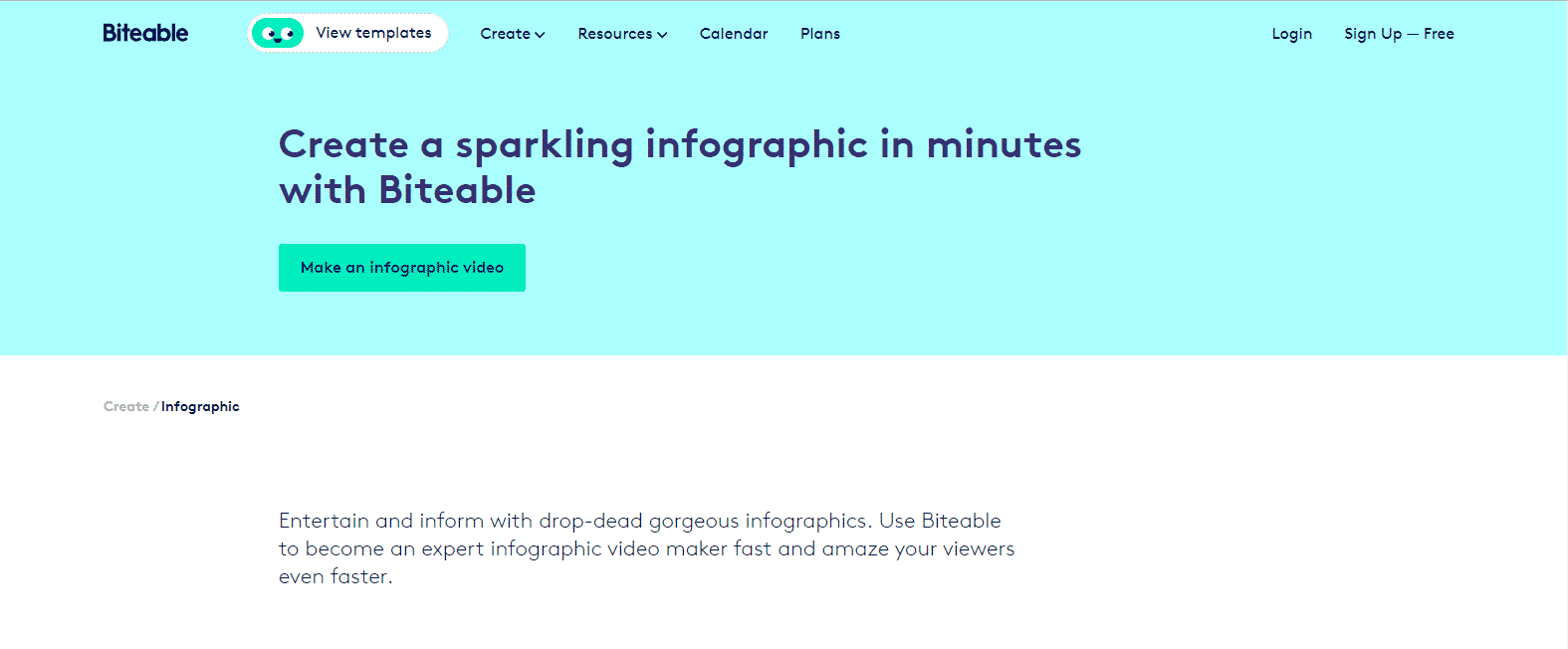 video infograph maker