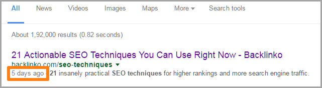 Google SERPs for SEO on your blog